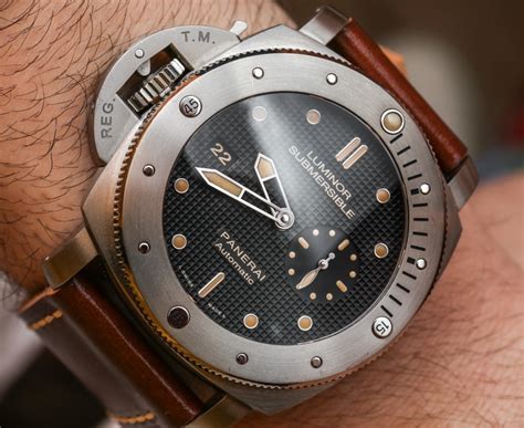 panerai titanio review|panerai luminor submersible.